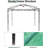 8x6FT Pop-Up Greenhouse for Outdoors, Portable Walk-in Design with Mesh Windows & Zippered Door
