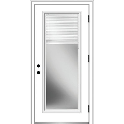 Severe Weather 80'' x 80'' Paneled Fiberglass Front Entry Doors