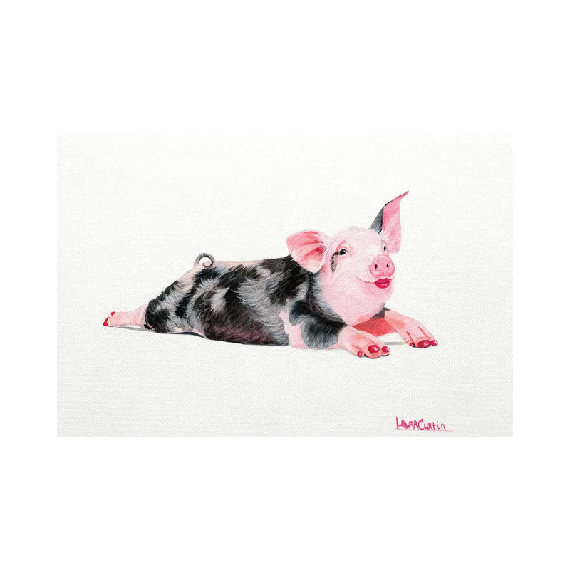 Ruby by Laura Curtin - Wrapped Canvas Painting, 30.48 cm H x 45.72 cm W