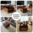 23.62"Brown Solid Wood Boxwood Coffee Table