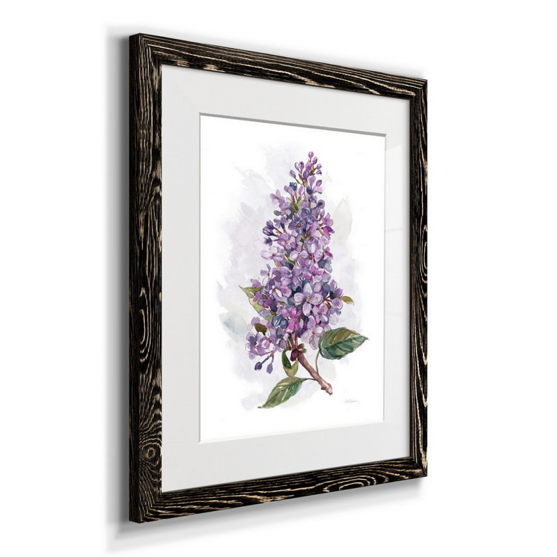 Awash In Lilac I - impression, Noir, H 24 po x l 18 po x P 1,5 po