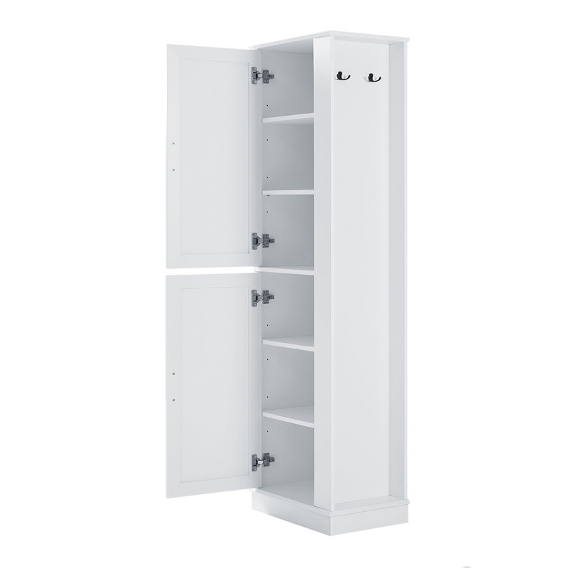 Tall Bathroom Storage Cabinet, White