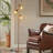 Ibis 65'' Antique Red Copper Tree Floor Lamp Set