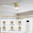 48'' Transitional Modern Led Dimmable Ceiling Fan With Lights And Remote Control 3cct Reversible Dc Motor Timer Memory-1151227212-1155225588