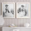 «Soft Silhouette I», ensemble de 2 reproductions d'art-956800005-956800001-1031789614