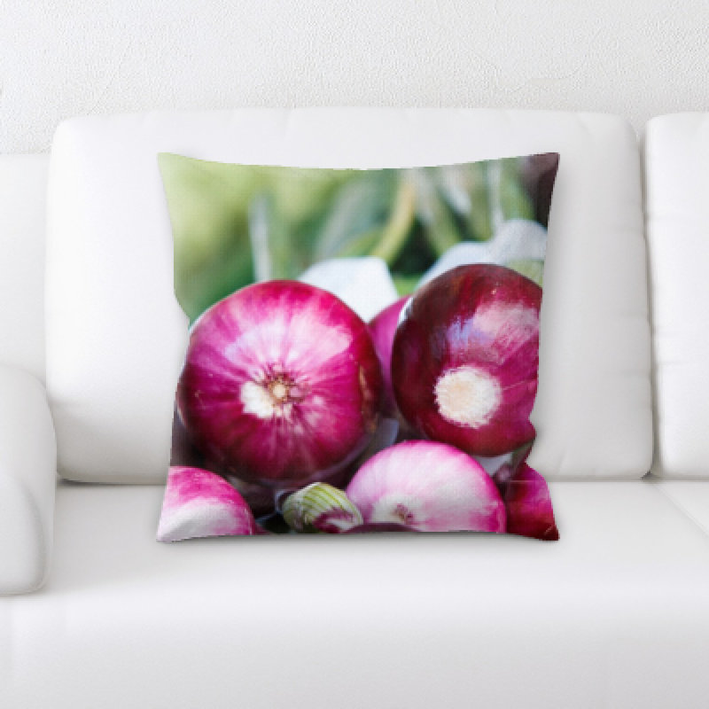 Microsuede Reversible Throw Pillow