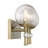 Mercer41 Marvaa Oxidized Aged Brass With Clear Vanity Light-1383307318