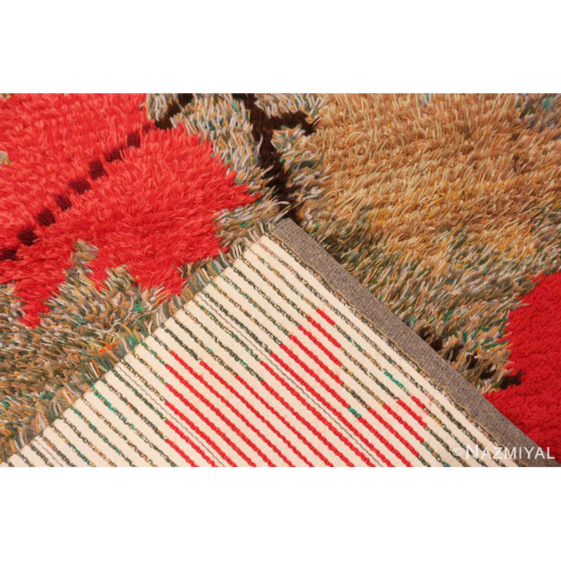 Scandinavian One-of-a-Kind Rectangle 3' X 4'7" Area Rug