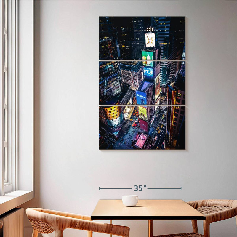 Nicci New York Electronic Ads, 65" H x 42" W