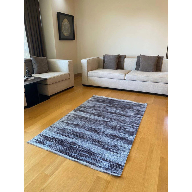 Tapis en coton Tilina avec envers antidérapant, Rectangle 2 pi 7 po x 8 pi 2 po