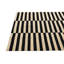 Tapis noir et blanc Ivey