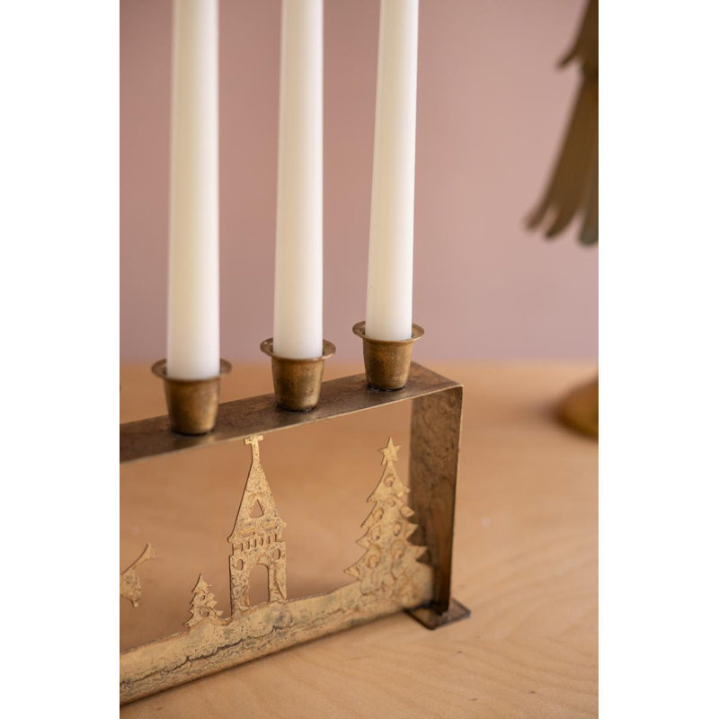 CANDELABRA ANTIQUE EN OR DE TABLE
