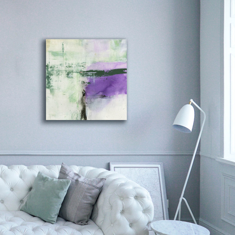 «Autre monde Ii» par Michelle Oppenheimer, art mural sur toile, 37 po x 37 po, H 37 po x l 37 po x P 1,5 po