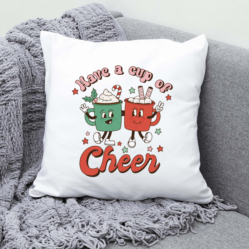 Christmas-1_2 Reversible Throw Pillow, 20" x 20"