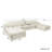 6-piece U-shaped Upholstered Boucle Sectional Sofa-563893278-568928880