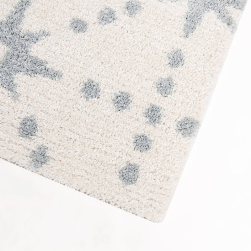 Tapis Schuler bleu pour enfants Diamond Star, 3 pi 11 po x 5 pi 7 po