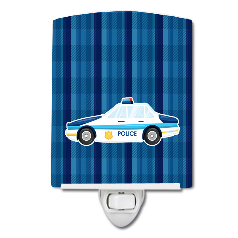 Police Car Ceramic Night Light