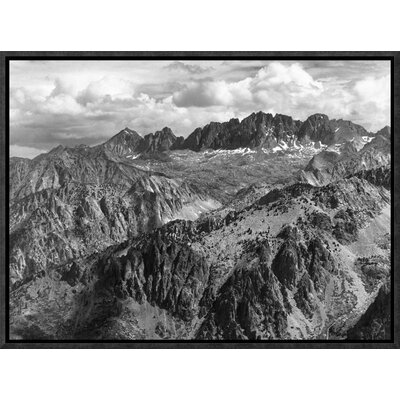 North Palisade from Windy Point, Kings River Canyon, Proposed as a National Park, California, 1936 by Ansel Adams - Photograph Print on Canvas -  Vault W Artwork, 4A60E3C7EB1C4A24AA907E1E4E5FAB6C