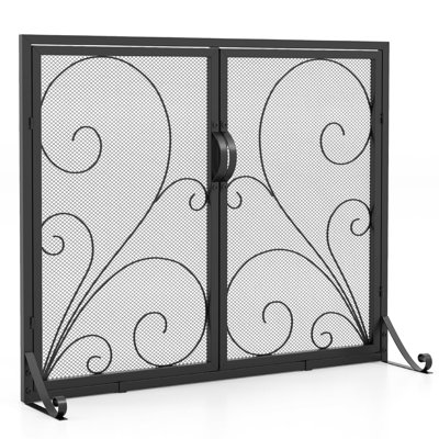 Krebs Metal Fireplace Screen