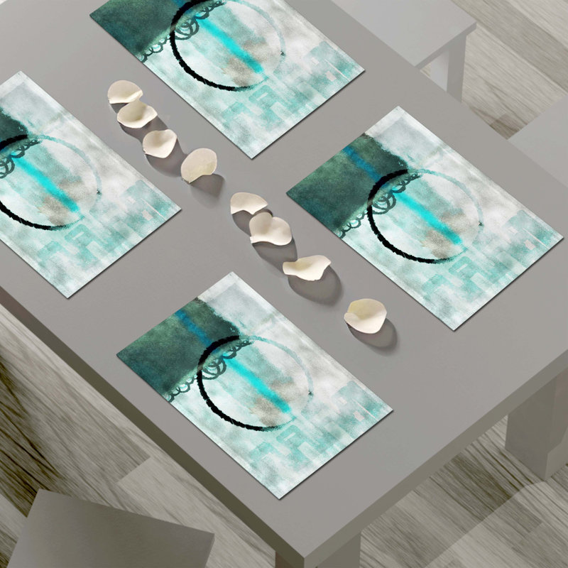 Napperon abstrait en polyester