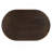 44 Inch Wood Oval Coffee Table With X-Shaped Base,Cocktail Table With Open Storage, Sofa Center Table For Living Room, Home Office,  Espresso