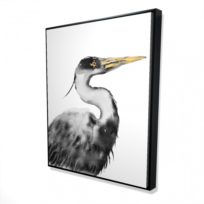 Great Heron Print On Canvas