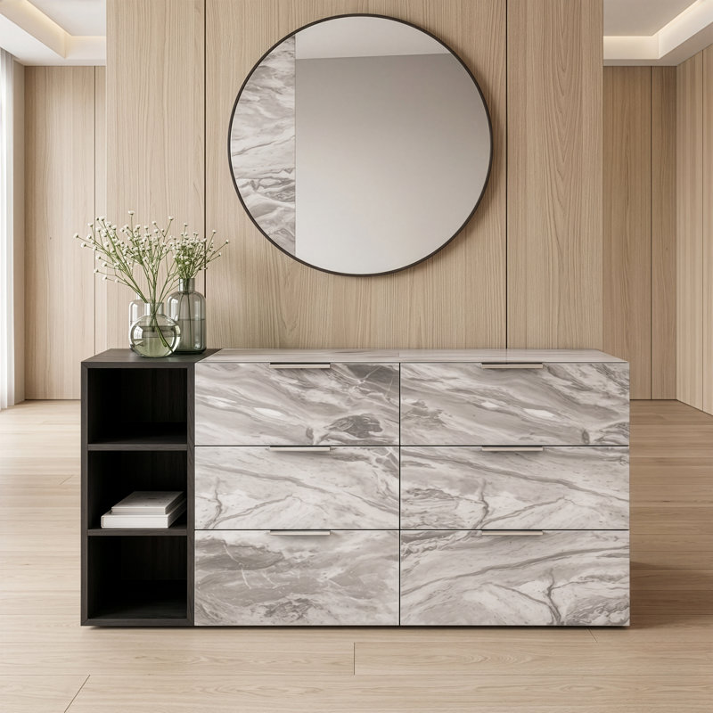 Commode 6 tiroirs Oteri