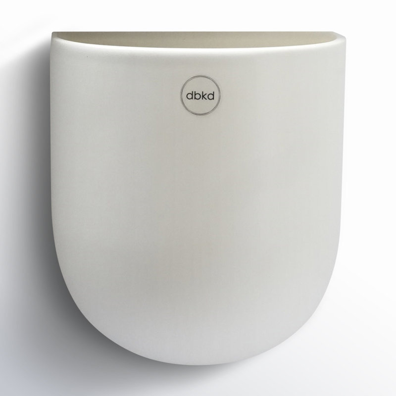 Ceramic Table Vase, 4" H x 6.7" W x 5.9" D