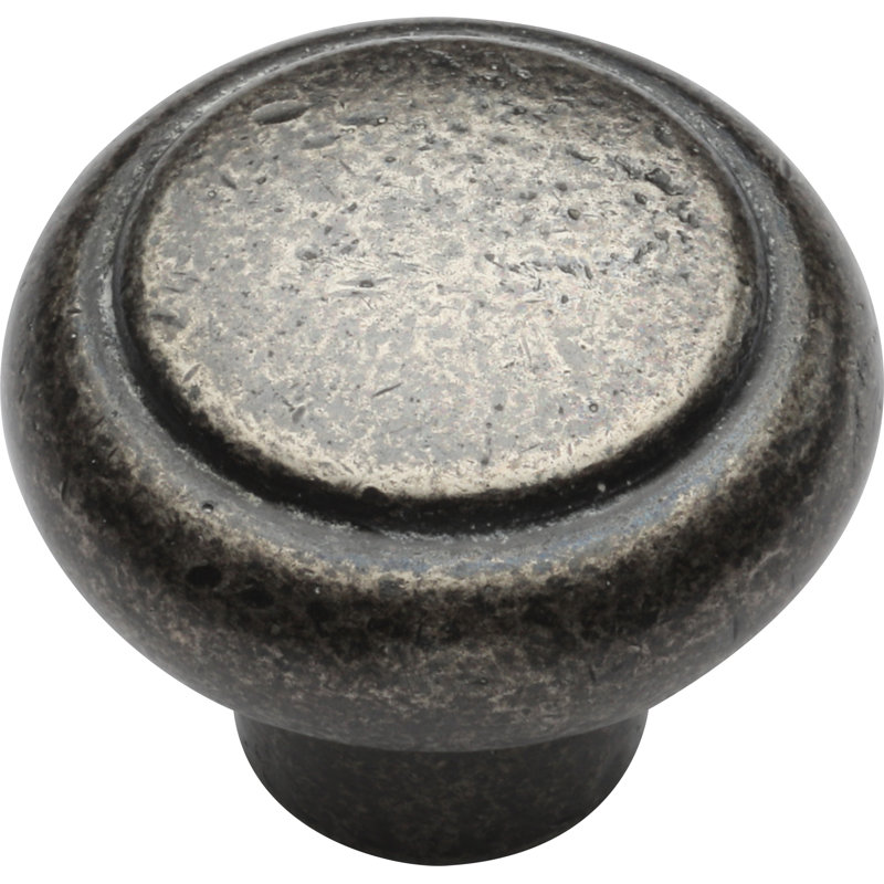Newport Cabinet Knob, Medium White Bronze, 1.5