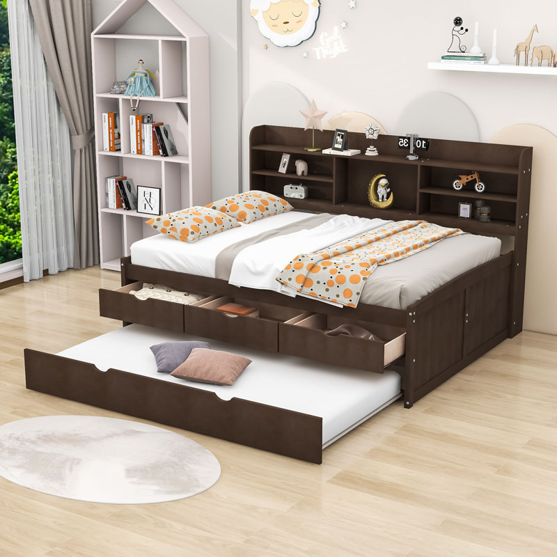 Ephinne Bed, Full, Antique Brown