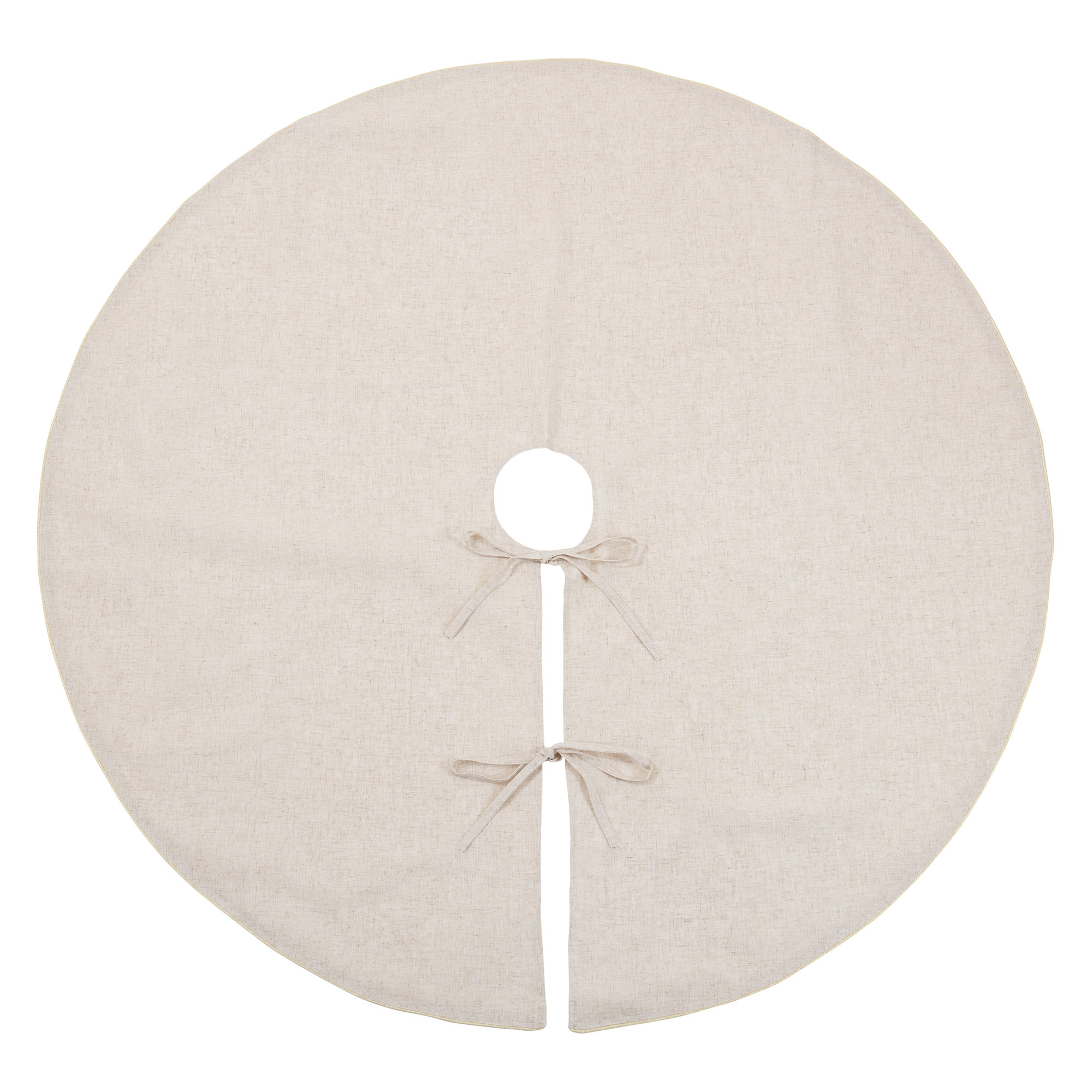 Nylah Tree Skirt, 84", Gold