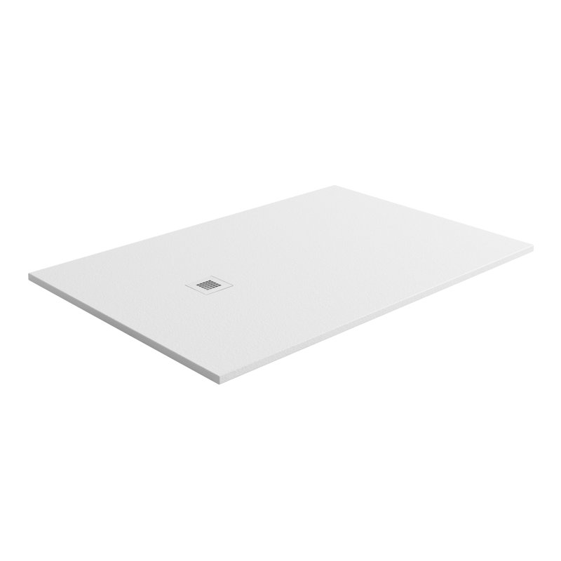  Stone Standard Shower Tray – White, 0.25cm H x 12cm W x 8cm D