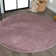 Haze Solid Low-Pile Light Purple Rug