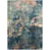 Tapis à motif abstrait vert / brunertaertaertaerta