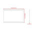 Miroir de salle de bain 48 po x 32 po rectangulaire moderne surdimensionné avec cadre-280972675-280972679
