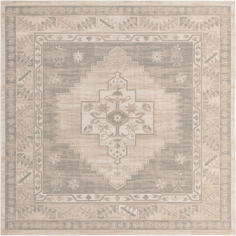 Edvardas Oriental Indoor Rug, Square 8'