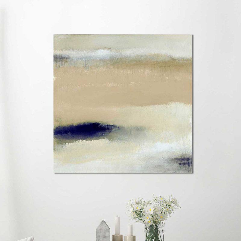 «Night Comes Through I», reproduction de peinture acrylique, H 18 po x l 18 po x P 1 po, Toile tendue