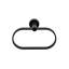 Metra Matte Black Towel Ring Flexi-Fix Bathroom Accessories