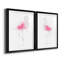 " Flamingo Splash I " 2 - Pieces-1521065059-1521271111-1521271108