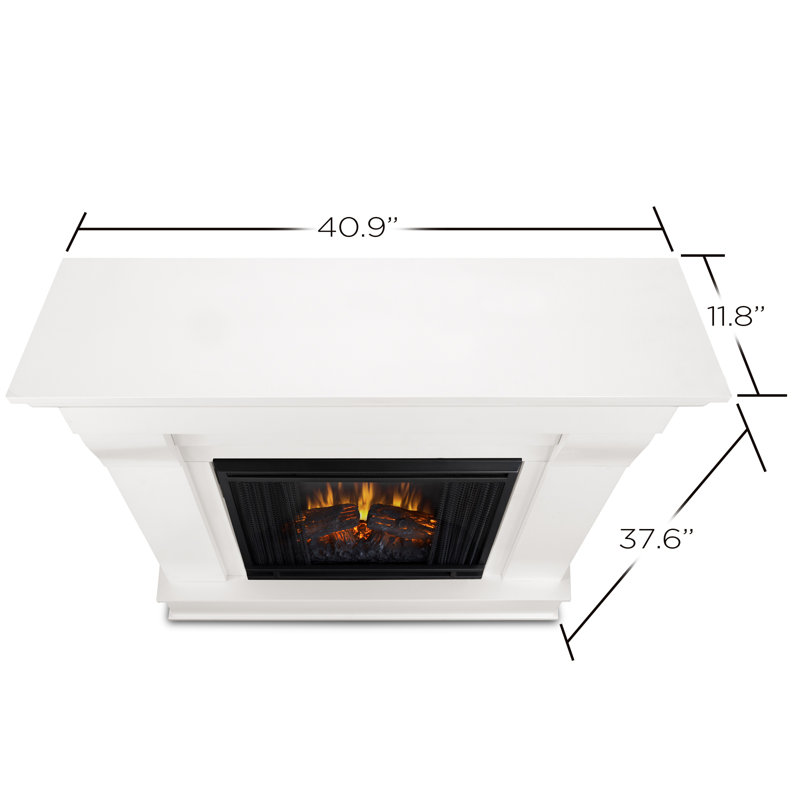 Chateau 41" Electric Fireplace by Real Flame, White