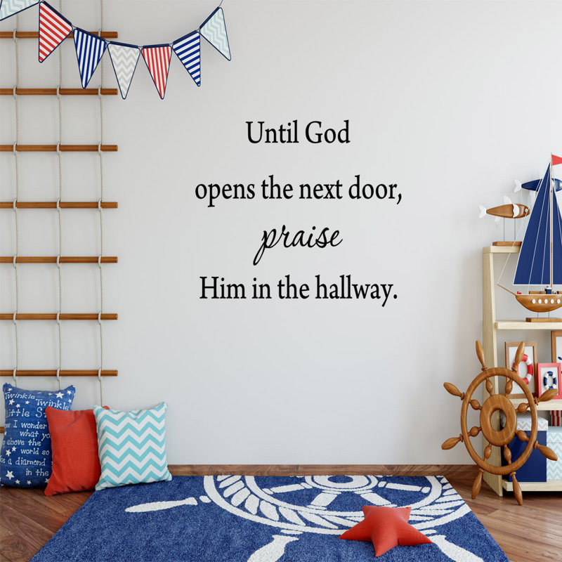 Text & Numbers Non-Wall Damaging Wall Decals, 17" H x 20" W x 0.01" D