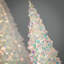 21"H And 17"H Led Confetti Cone Tree Set; Multicolored