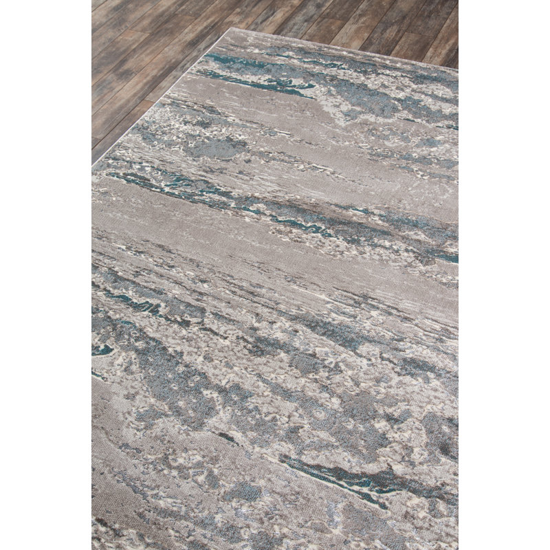 Floreat Abstract Indoor Rug, Rectangle 2' x 3'