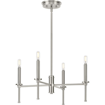Nouveau lustre traditionnel à quatre lumières Adbiel