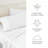 Linen Bamboo-Blend Breathable Luxury Bed Sheet Set-69986402-69986405