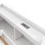 Lit en forme de L avec bibliothèques avec prises de courant, ports de chargement USB et deux tiroirs pour une configuration de chambre fonctionnelle et peu encombrante