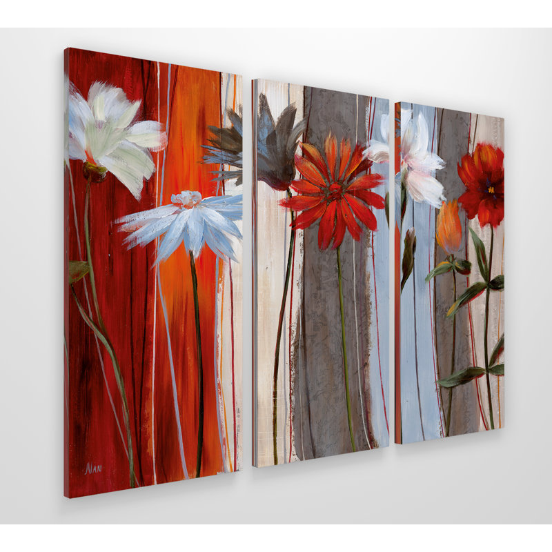 " Spring Debut " 3 - Pieces, 24" H x 48" W x 1.5" D