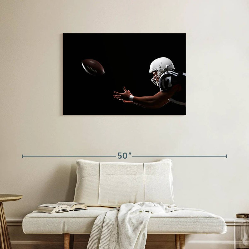 Joueur de football Sireci, H 24 po x l 36 po