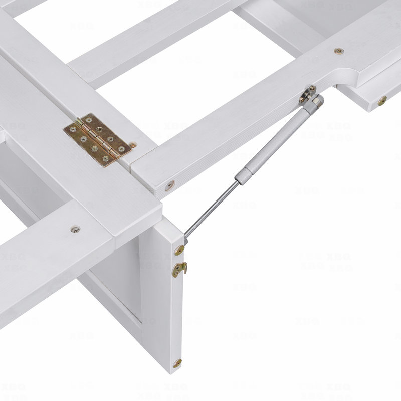 Queen Murphy Bed, White