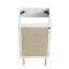 Meuble-lavabo simple 17,5 po avec plateau en bois Modway-93811808-93811809